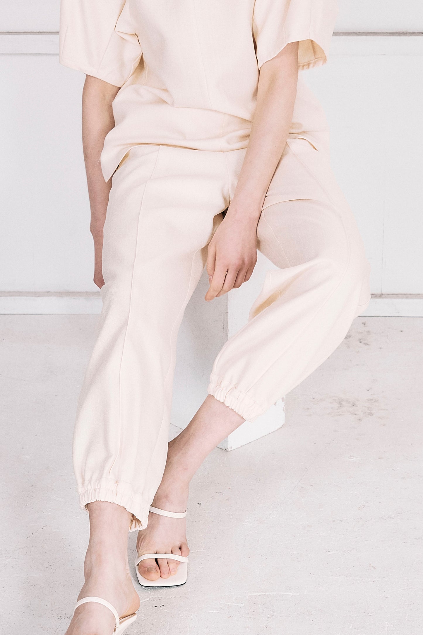 Luster Gather Parachute Pants