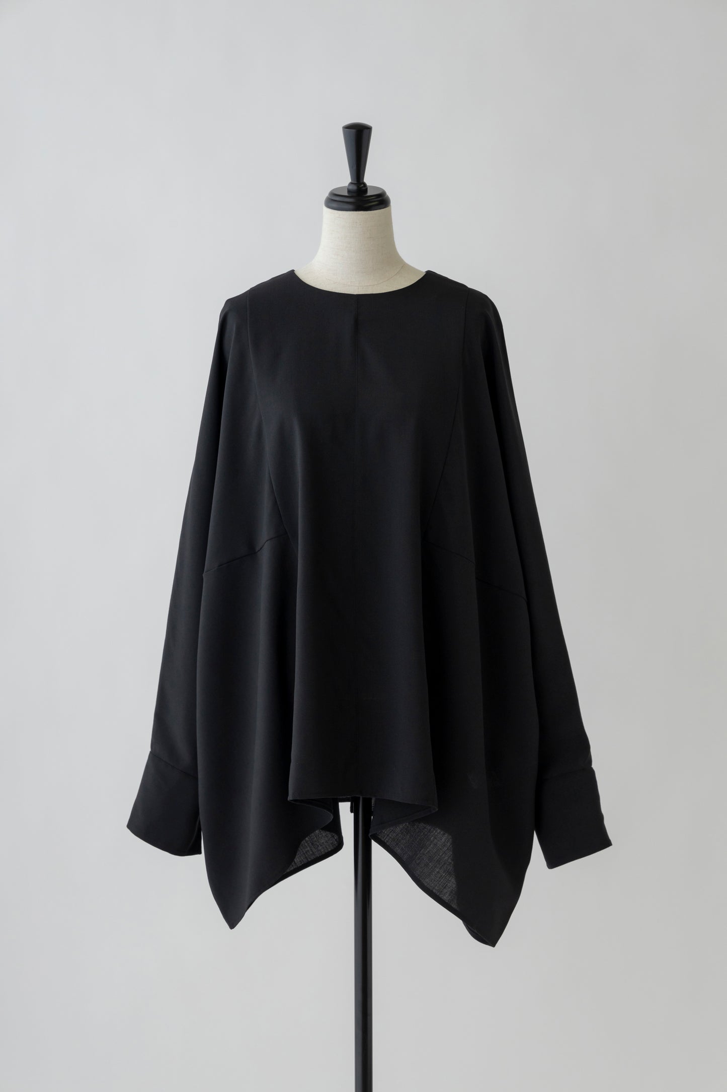 Poplin Drape Blouse