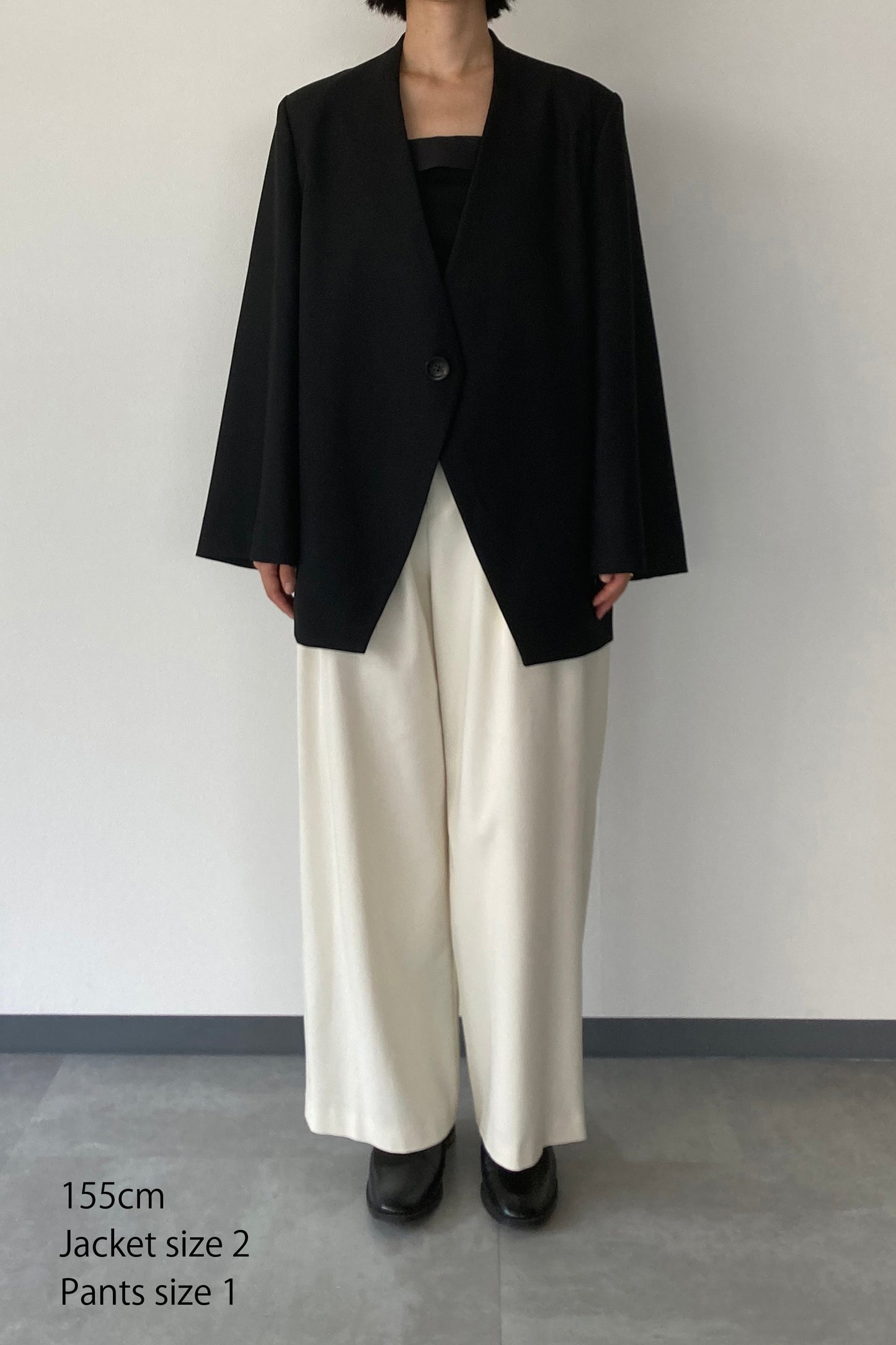Collarless Jacket