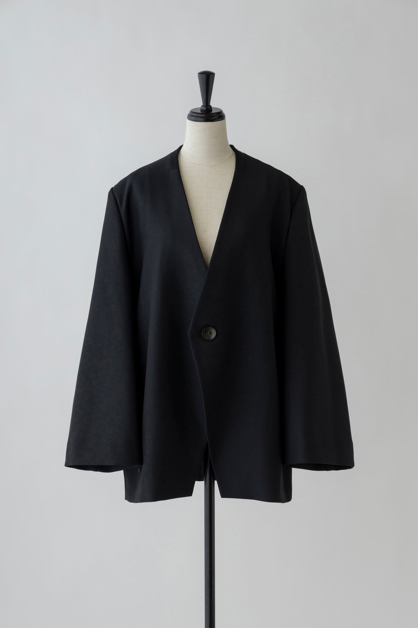 Collarless Jacket