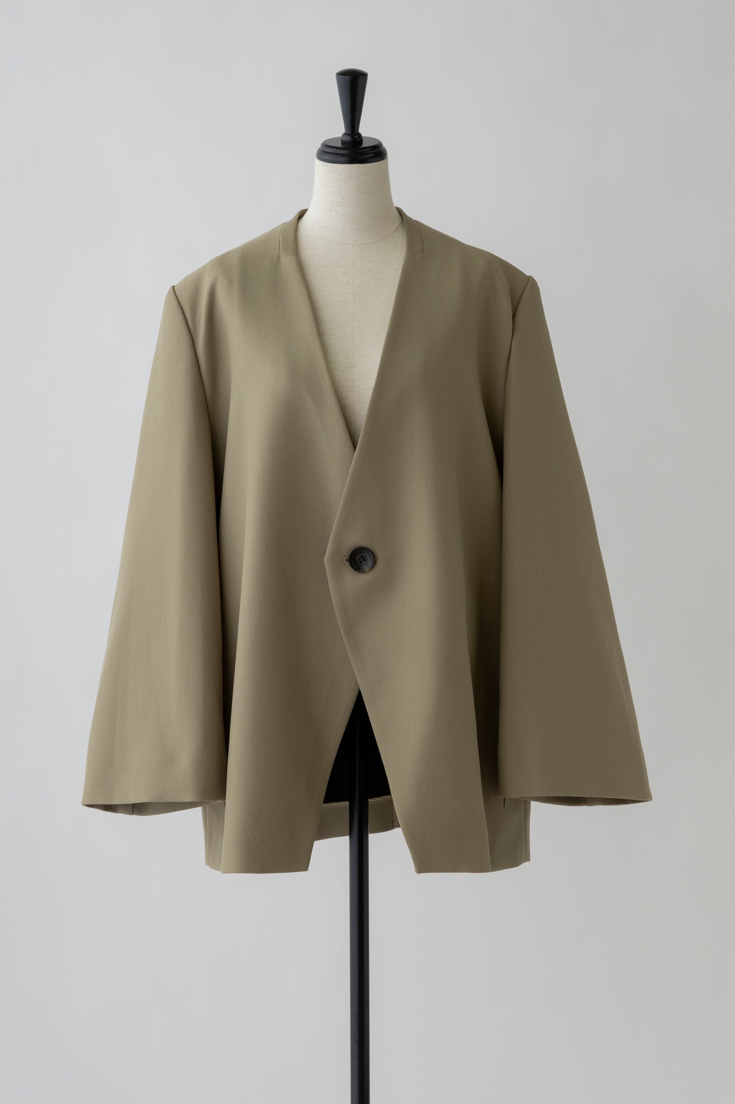 Collarless Jacket