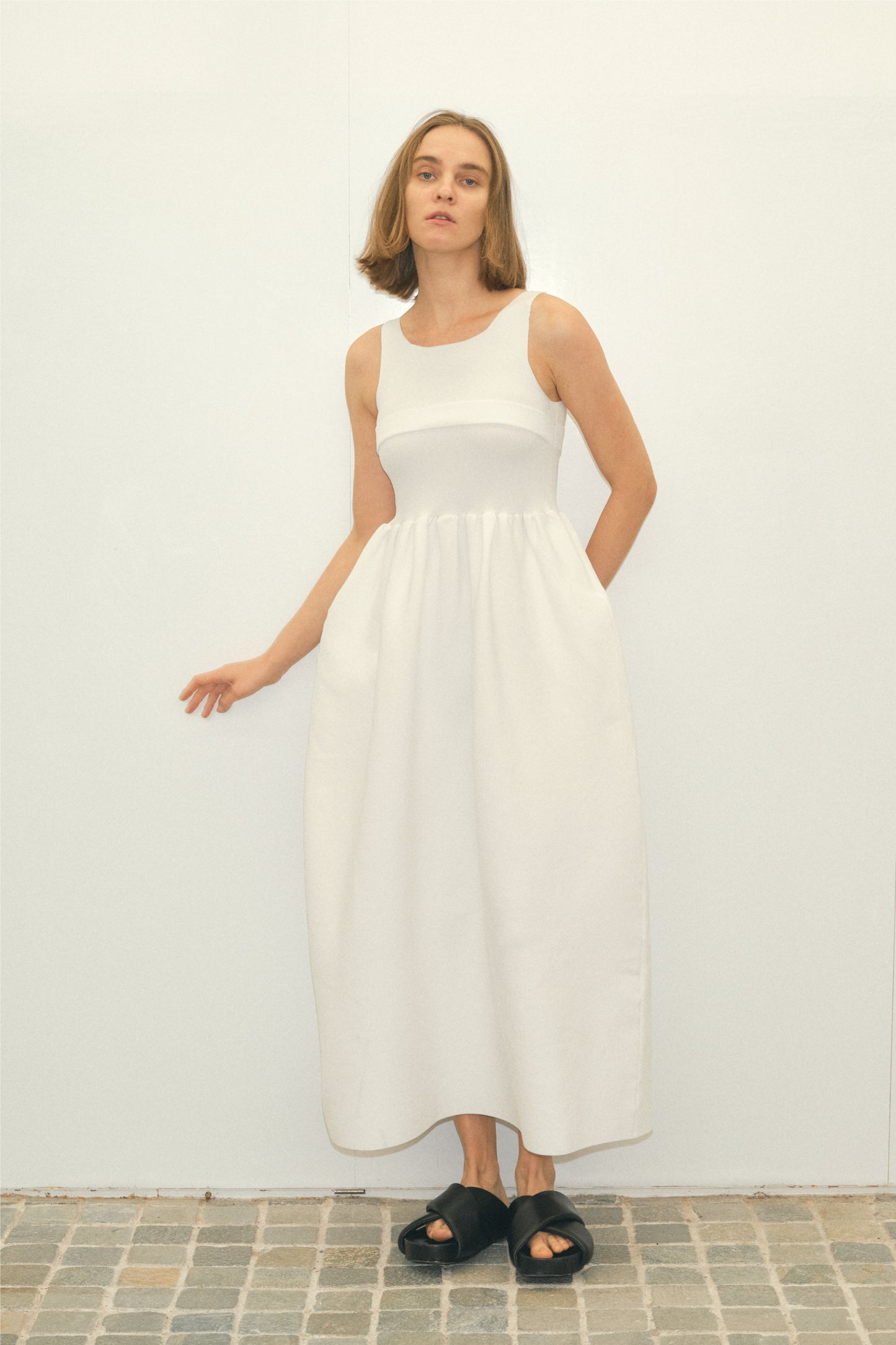 Long knit dress