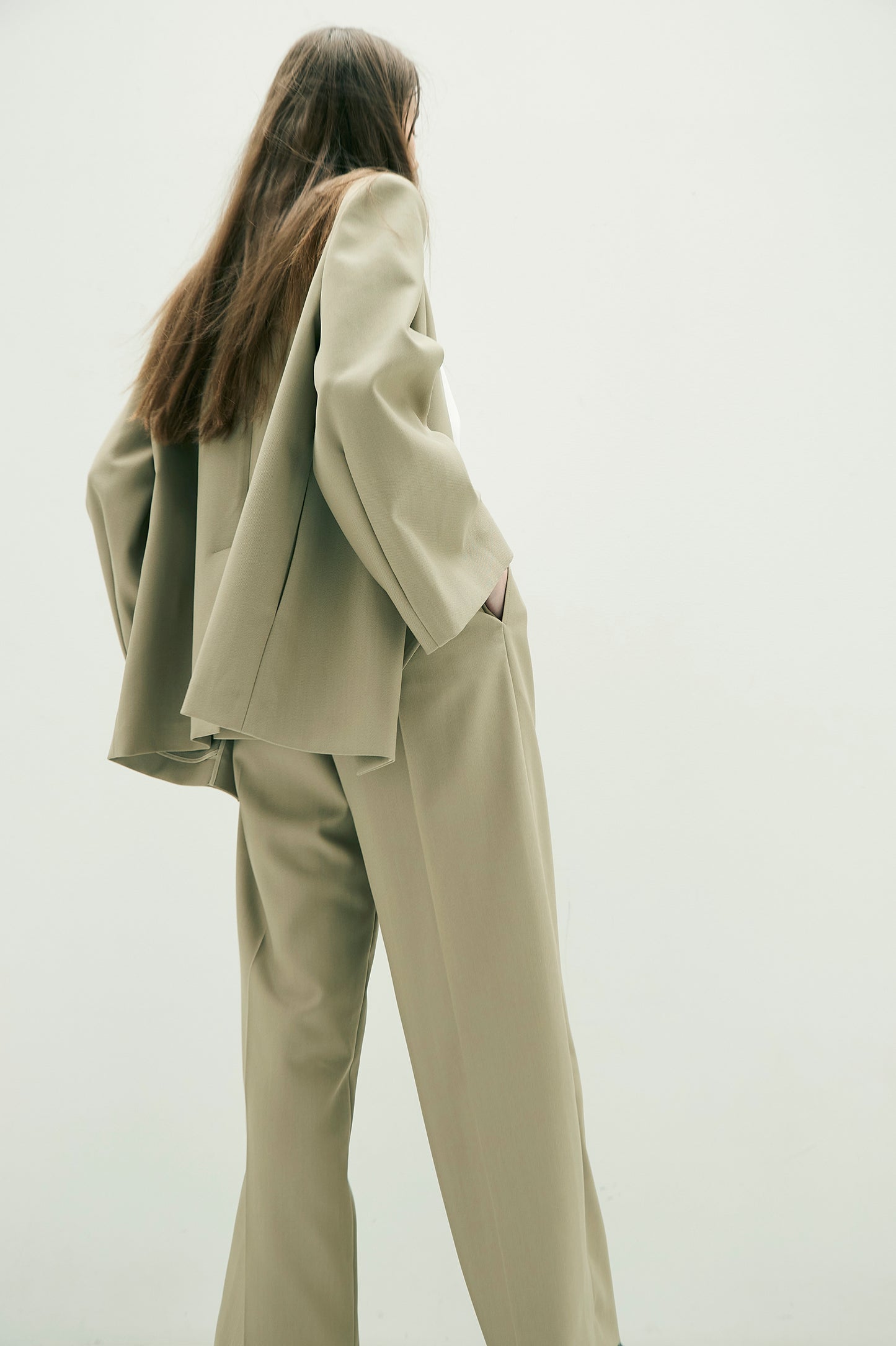 Collarless Jacket