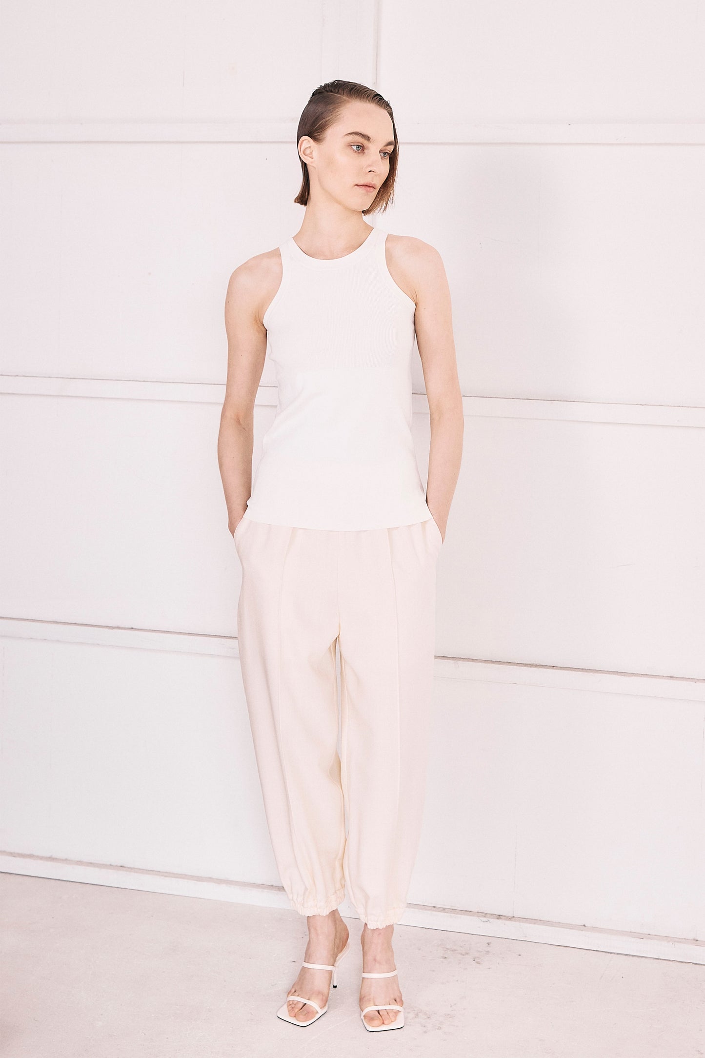 Luster Gather Parachute Pants