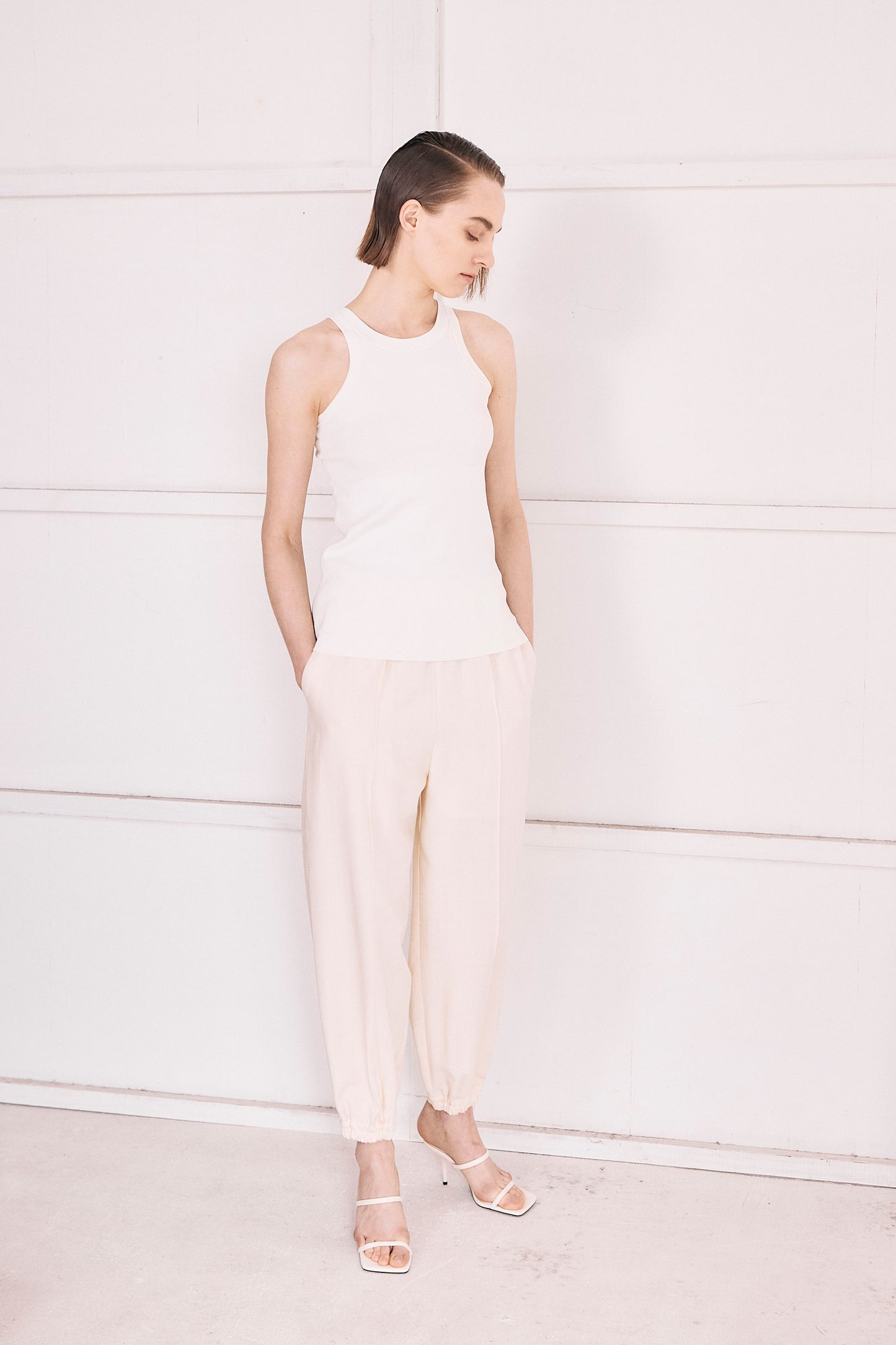 Luster Gather Parachute Pants