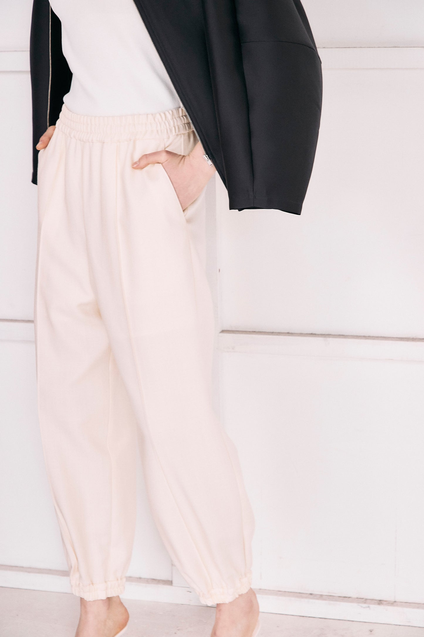 Luster Gather Parachute Pants