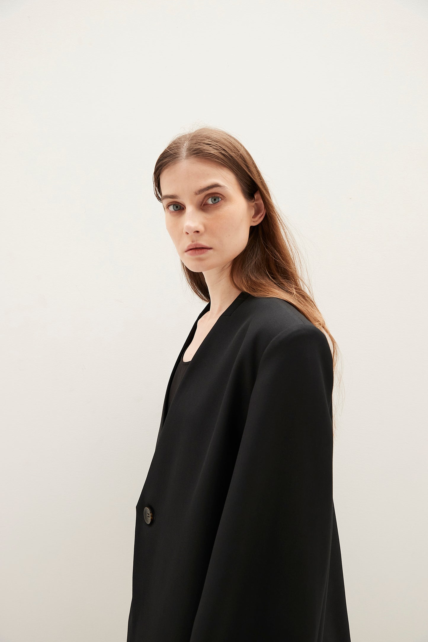 Collarless Jacket
