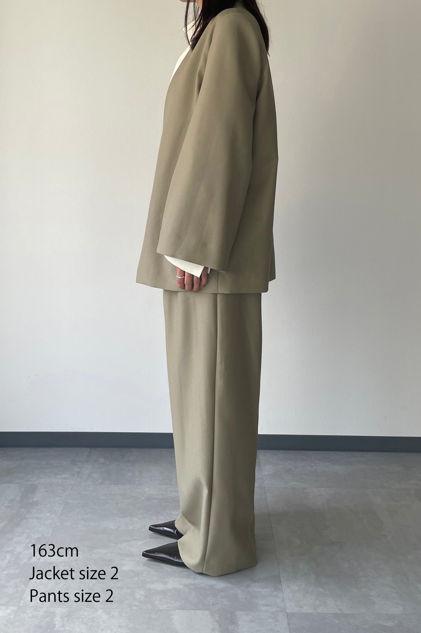 Collarless Jacket