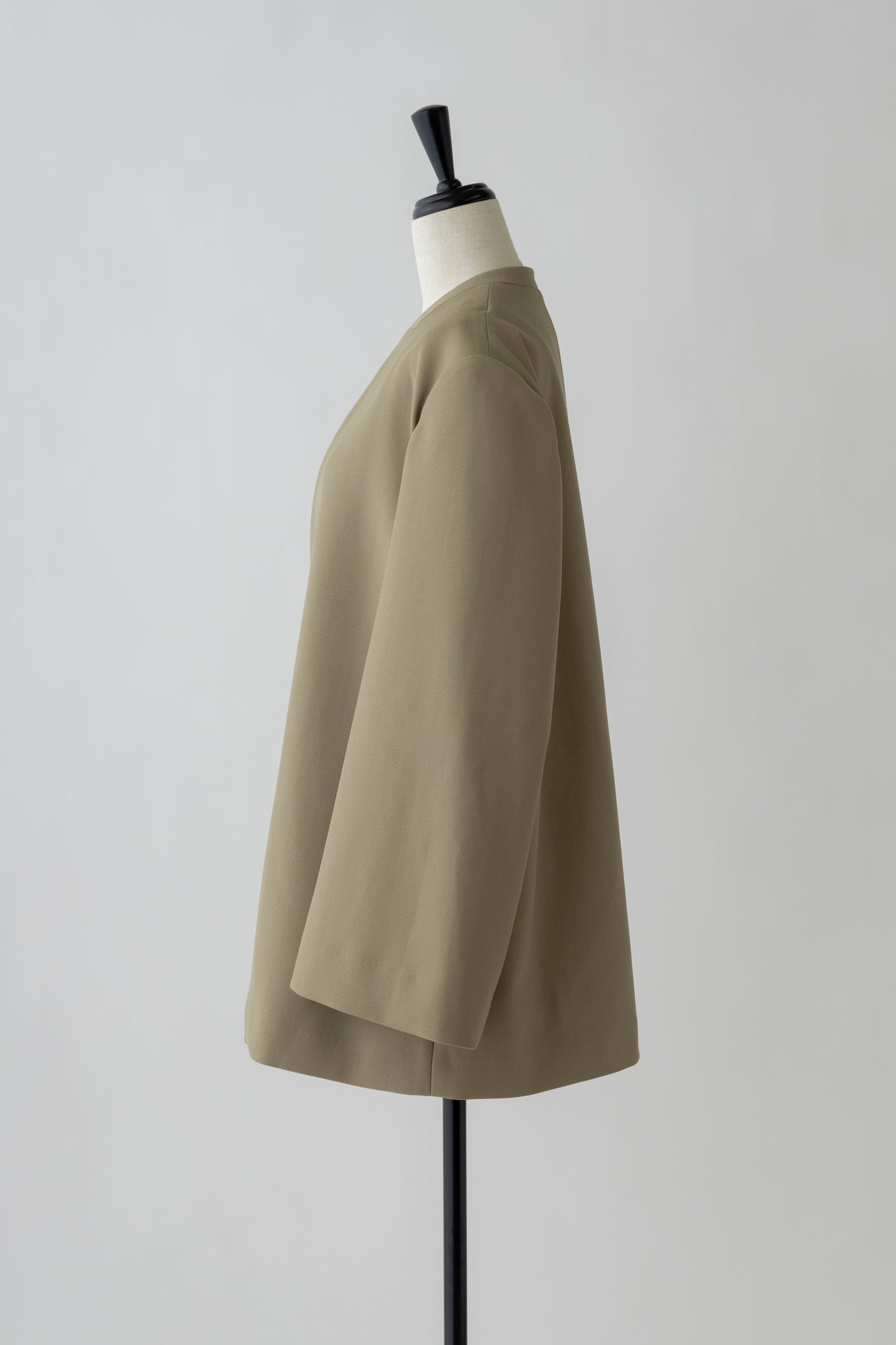 Collarless Jacket