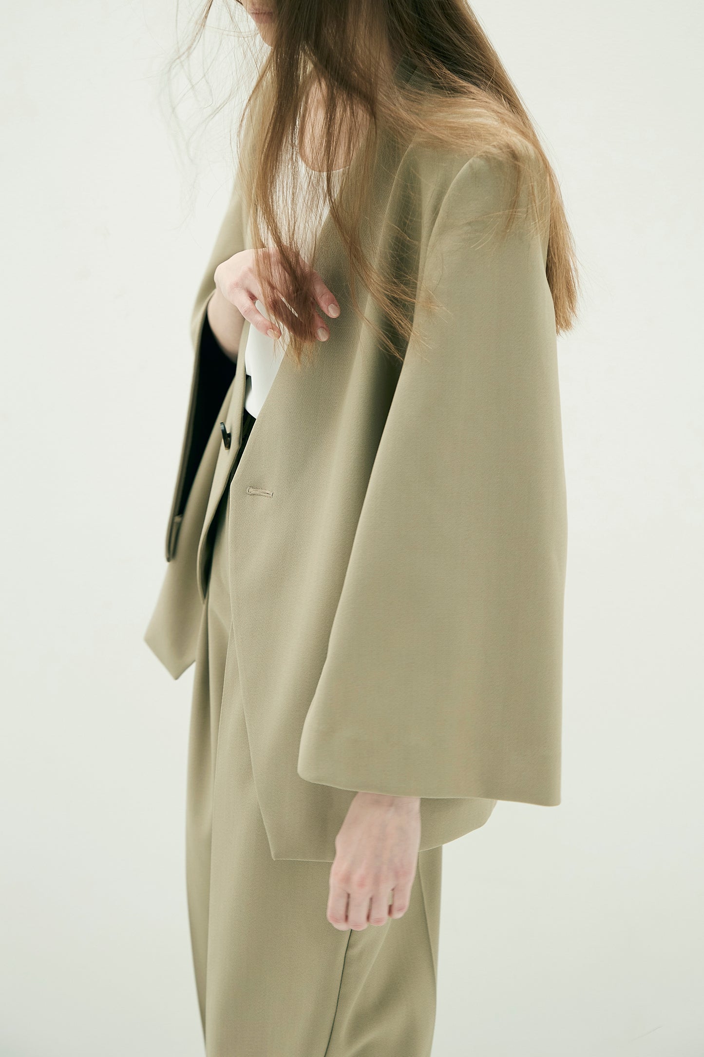 Collarless Jacket