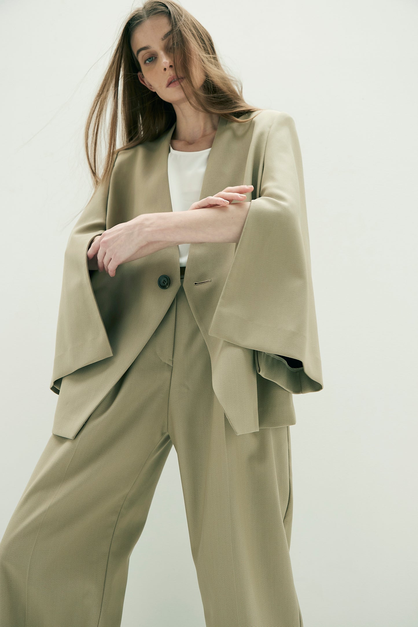 Collarless Jacket