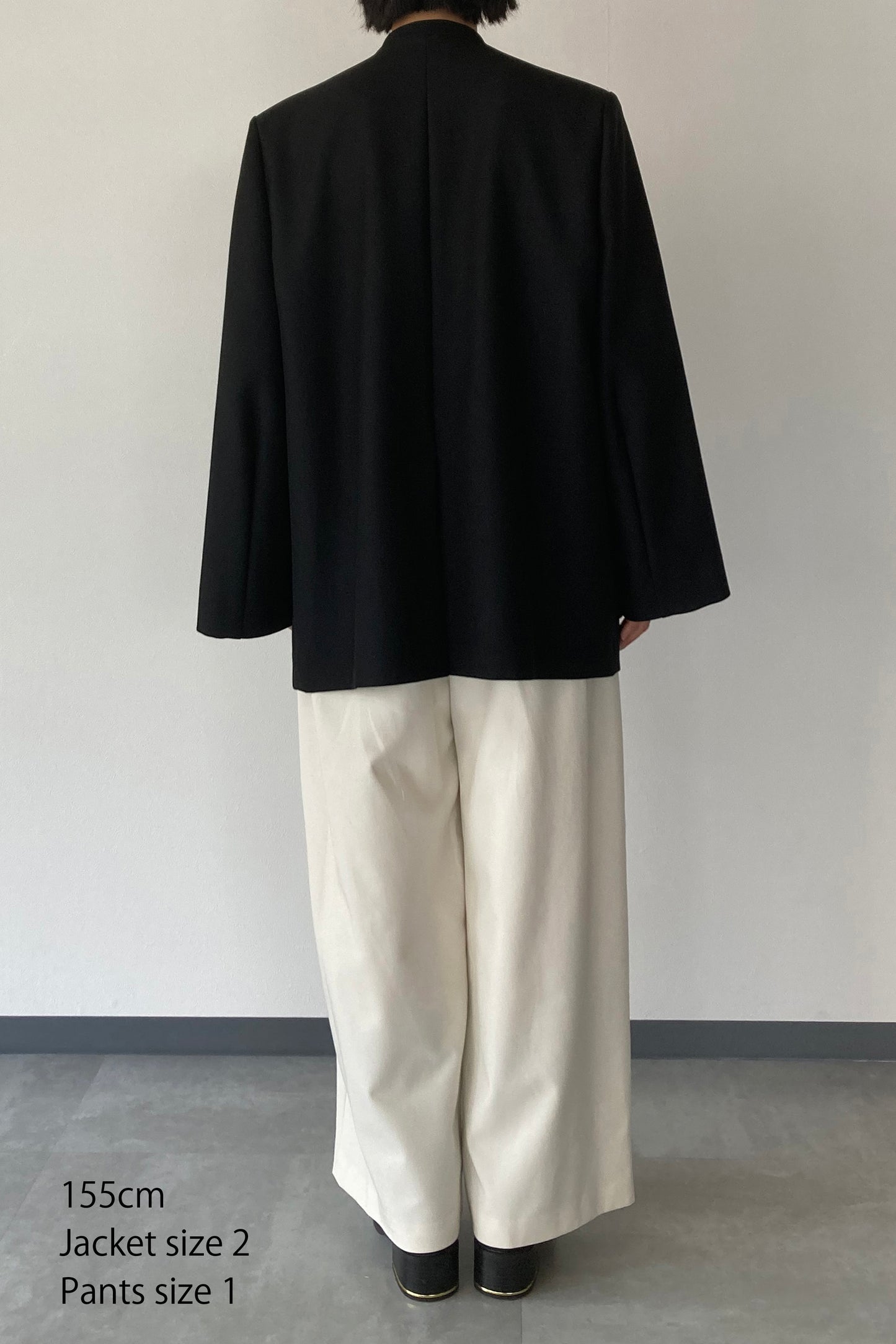 Collarless Jacket