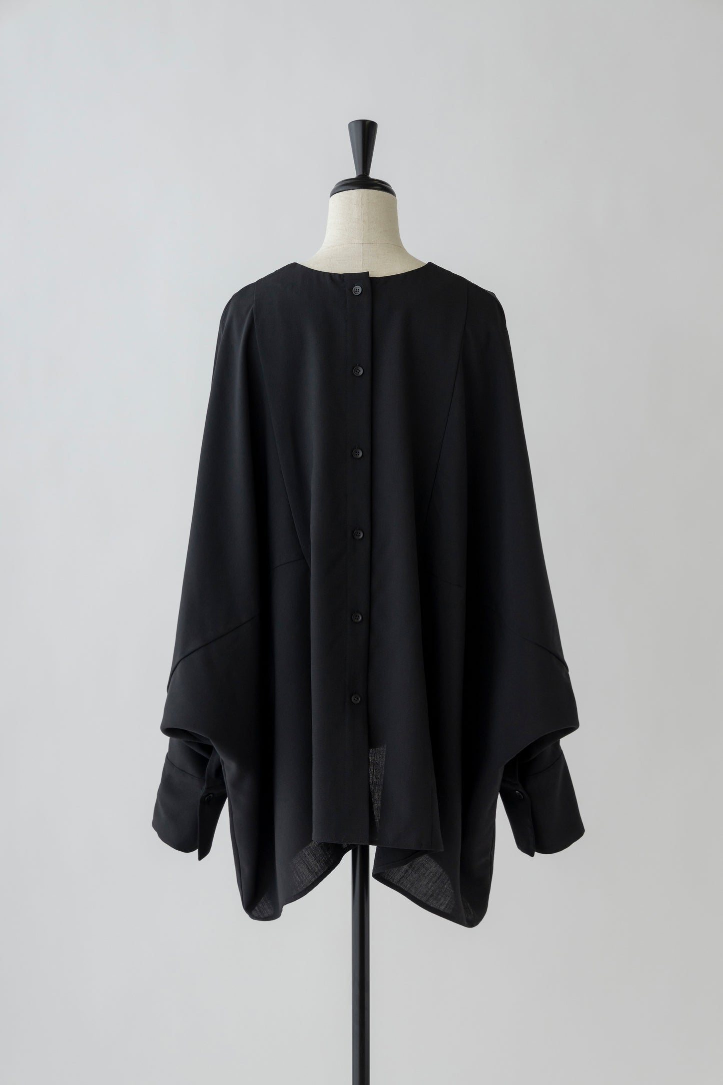 Poplin Drape Blouse