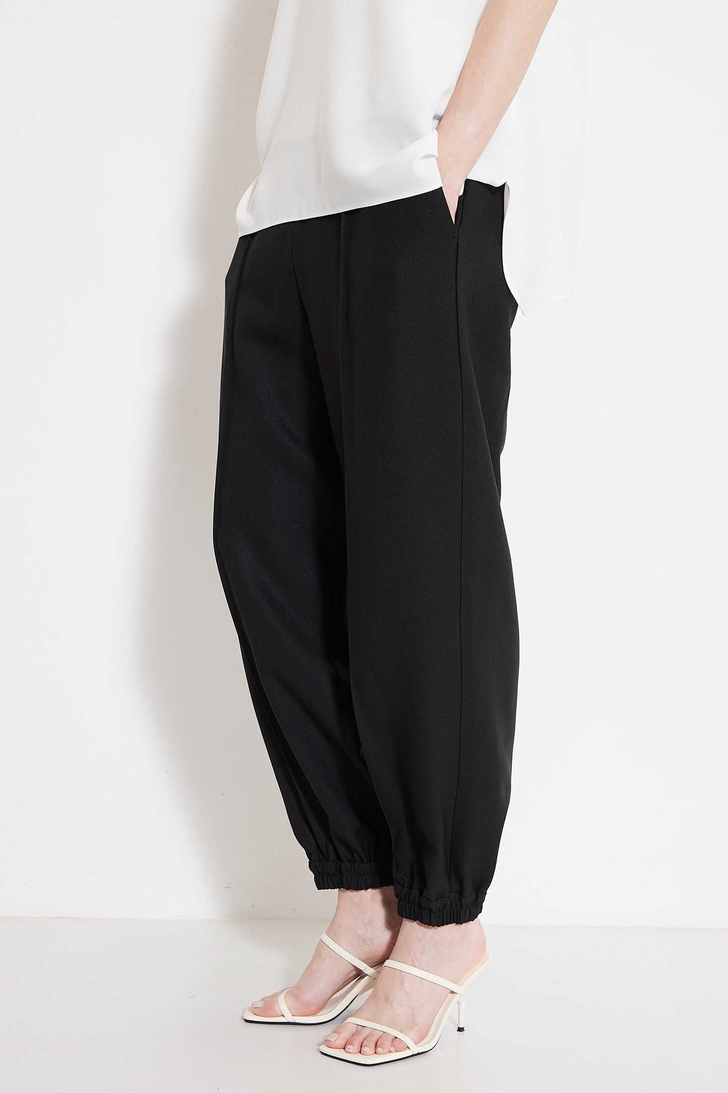 Luster Gather Parachute Pants