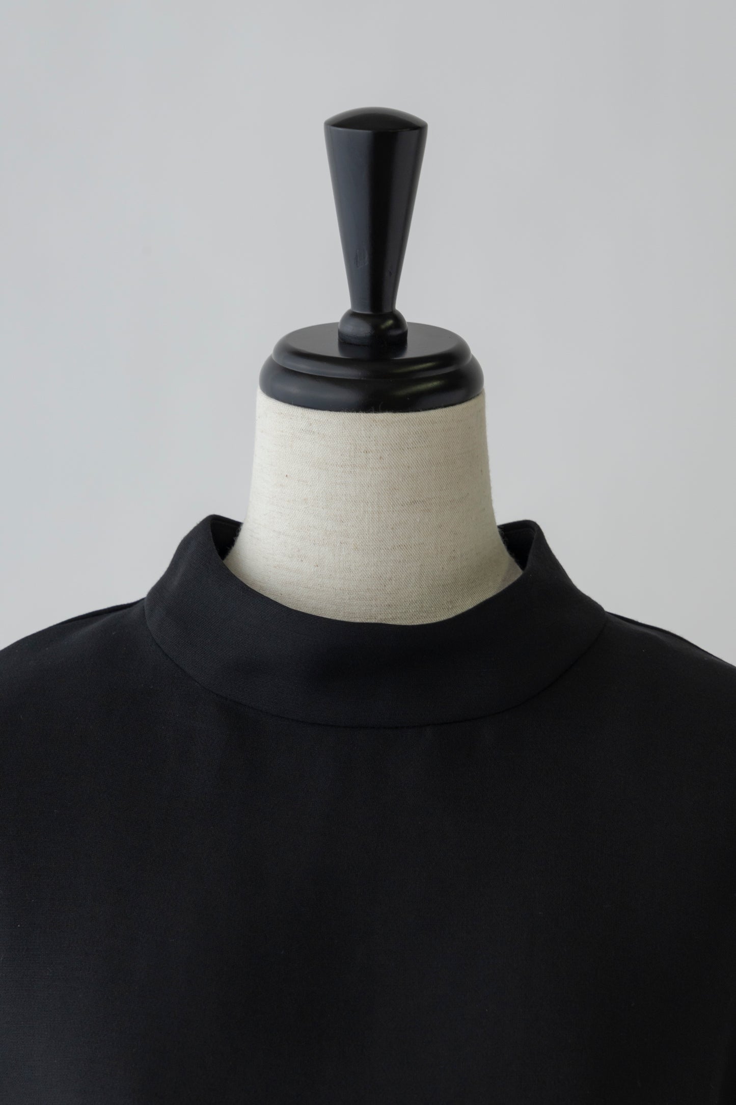 Stand Collar Cocoon Blouse