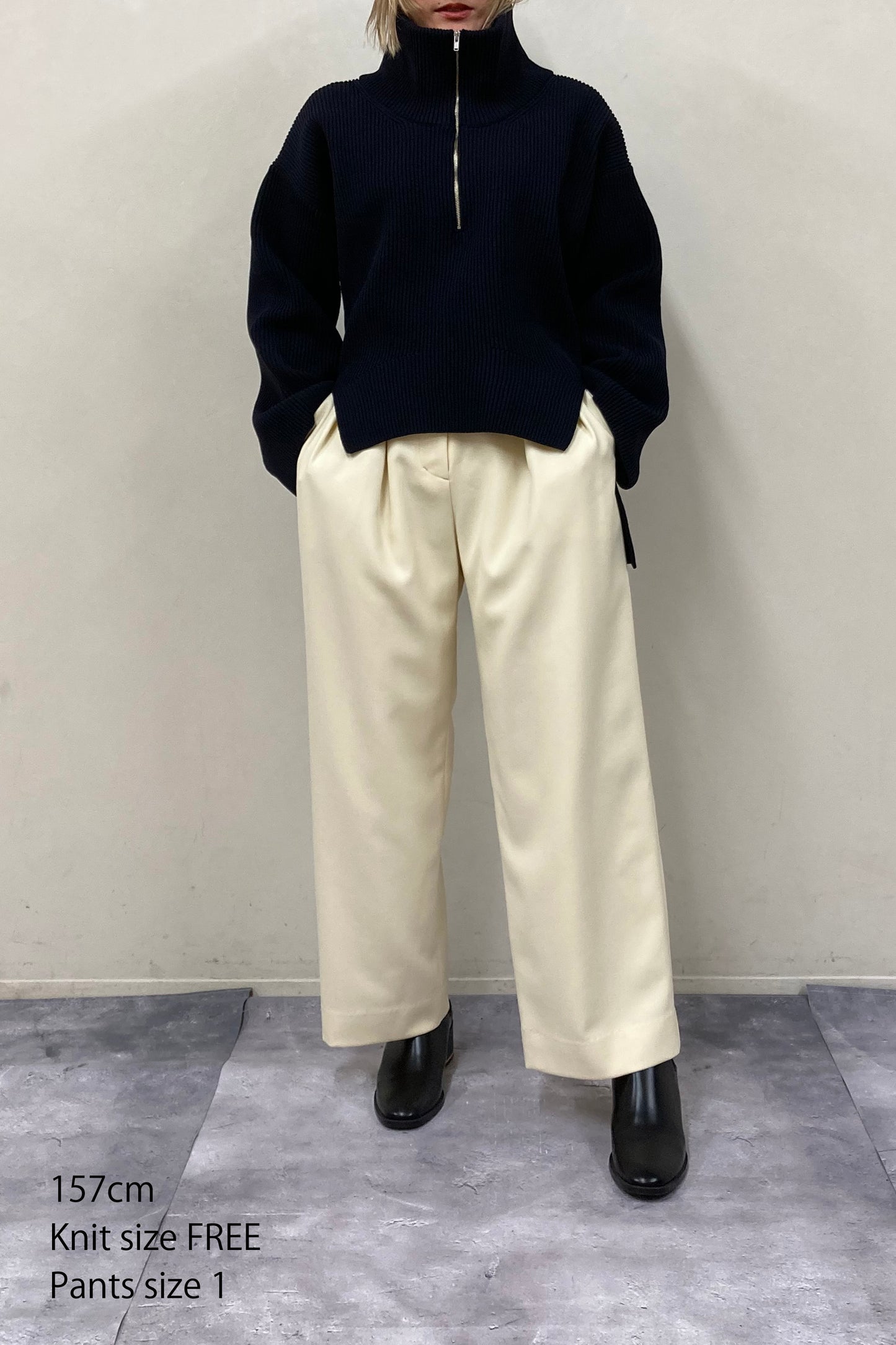 Half Zip Knit