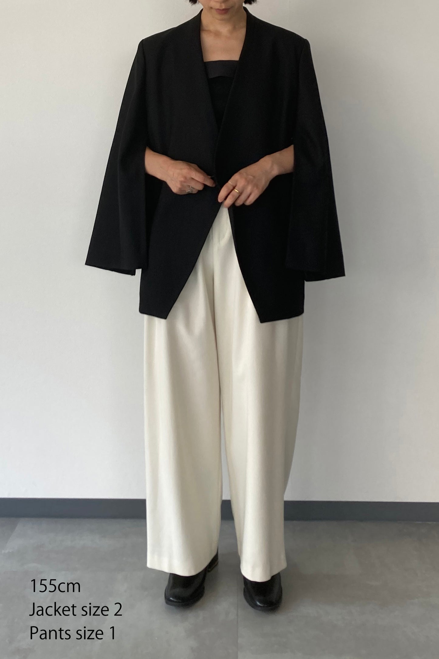 Collarless Jacket