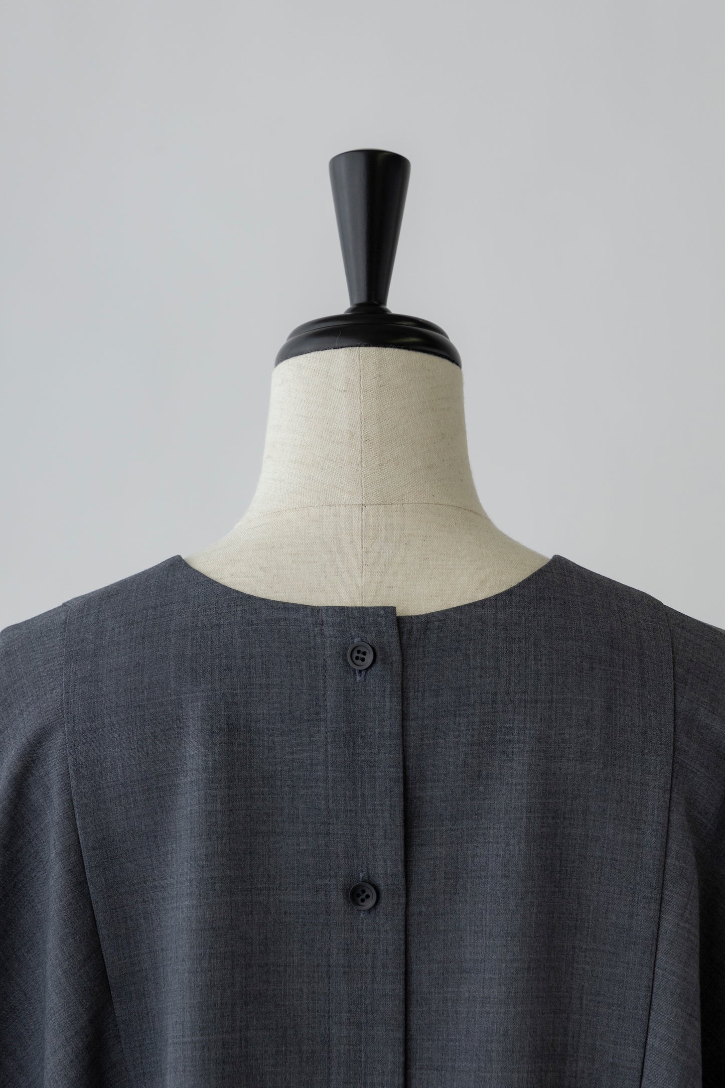 Poplin Drape Blouse