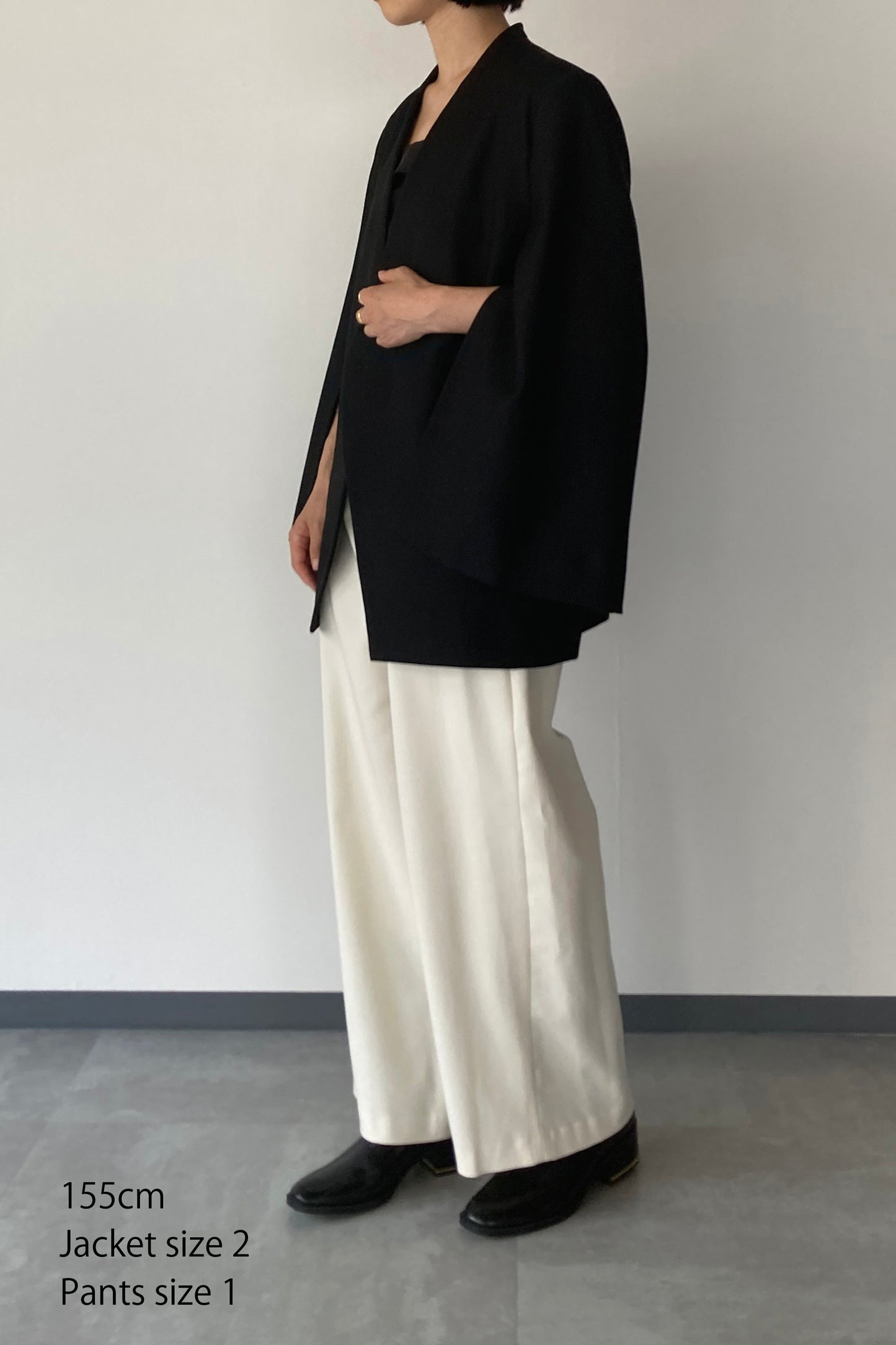 Collarless Jacket