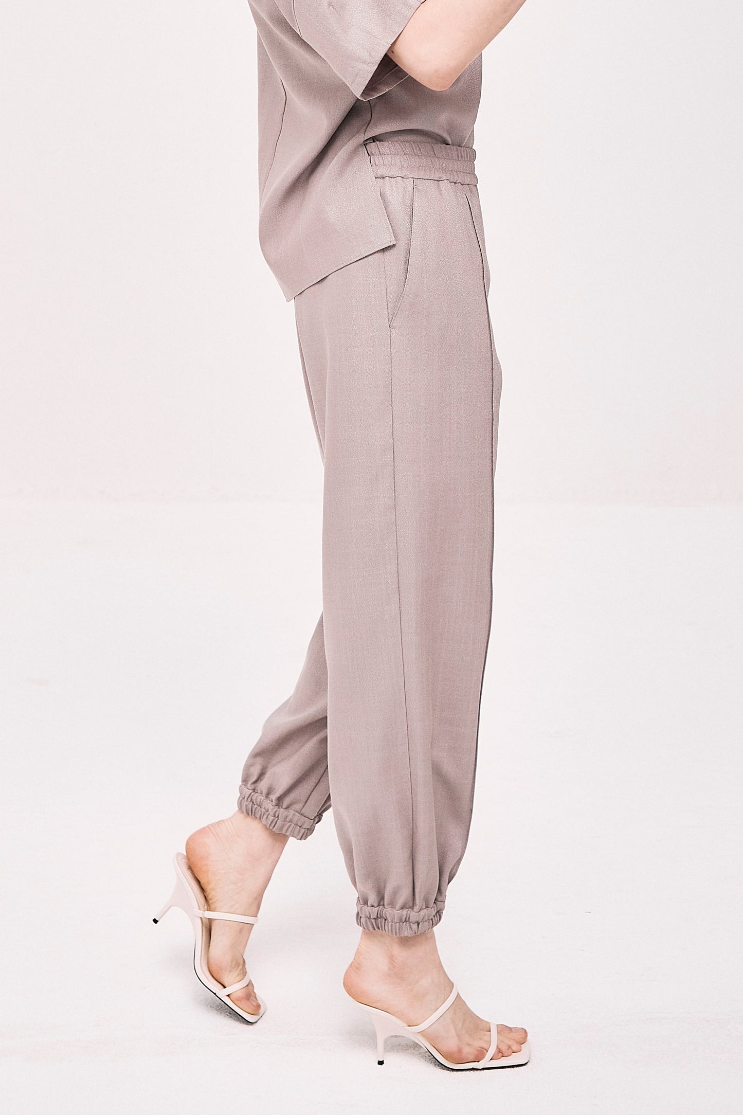 Luster Gather Parachute Pants