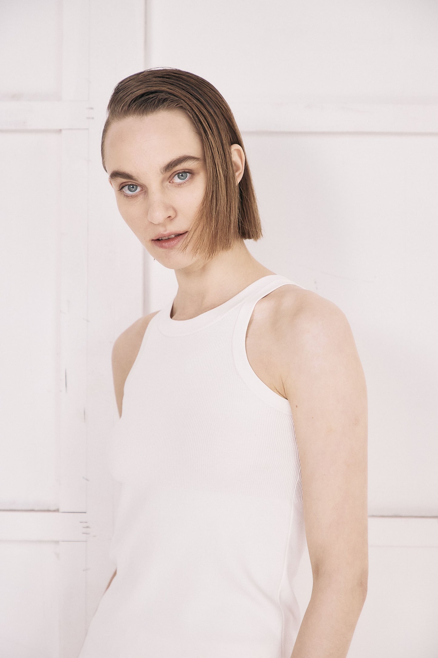 American sleeve tank top knit