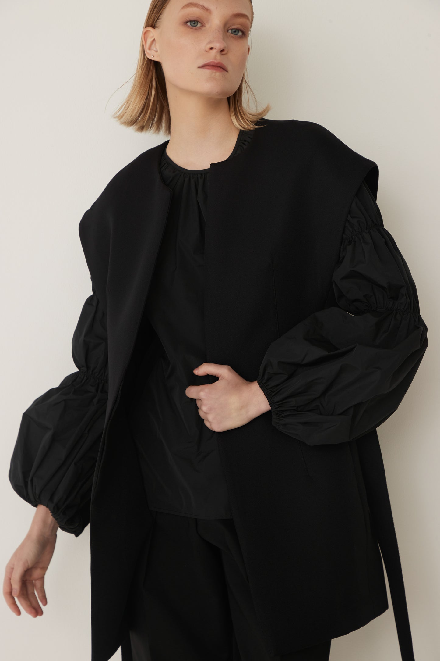 Raglan Tripleapuff Sleeve Blouse