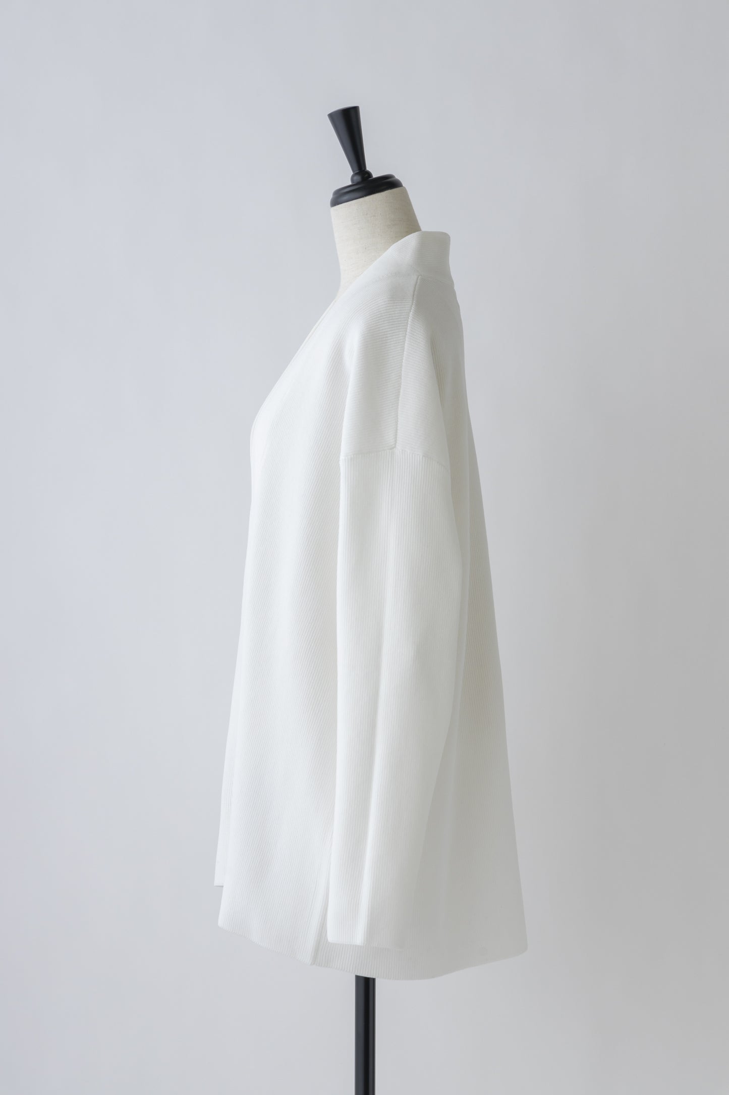 Elasticardigan Knit-WHITE