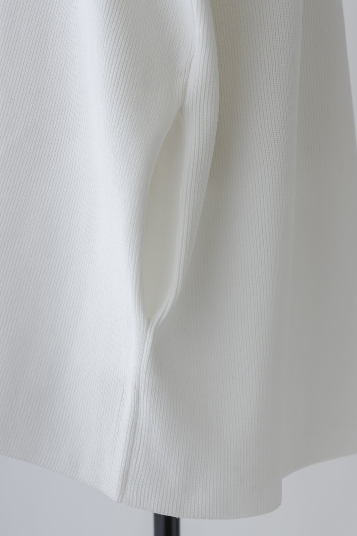 Elasticardigan Knit-WHITE