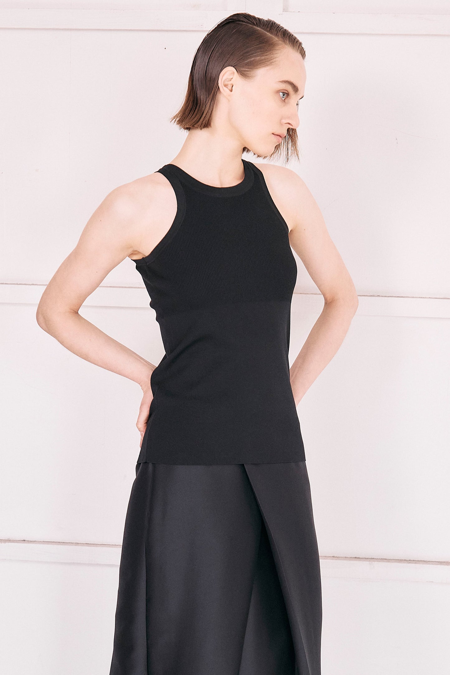 American sleeve tank top knit