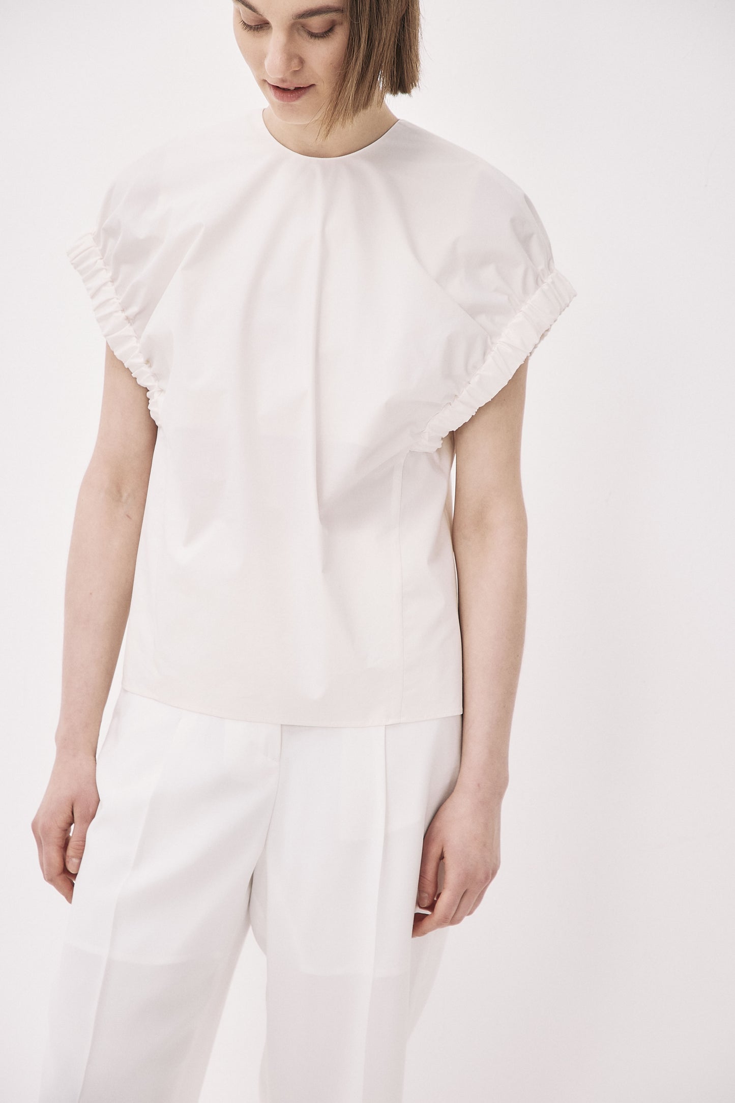 Gather sleeve Blouse