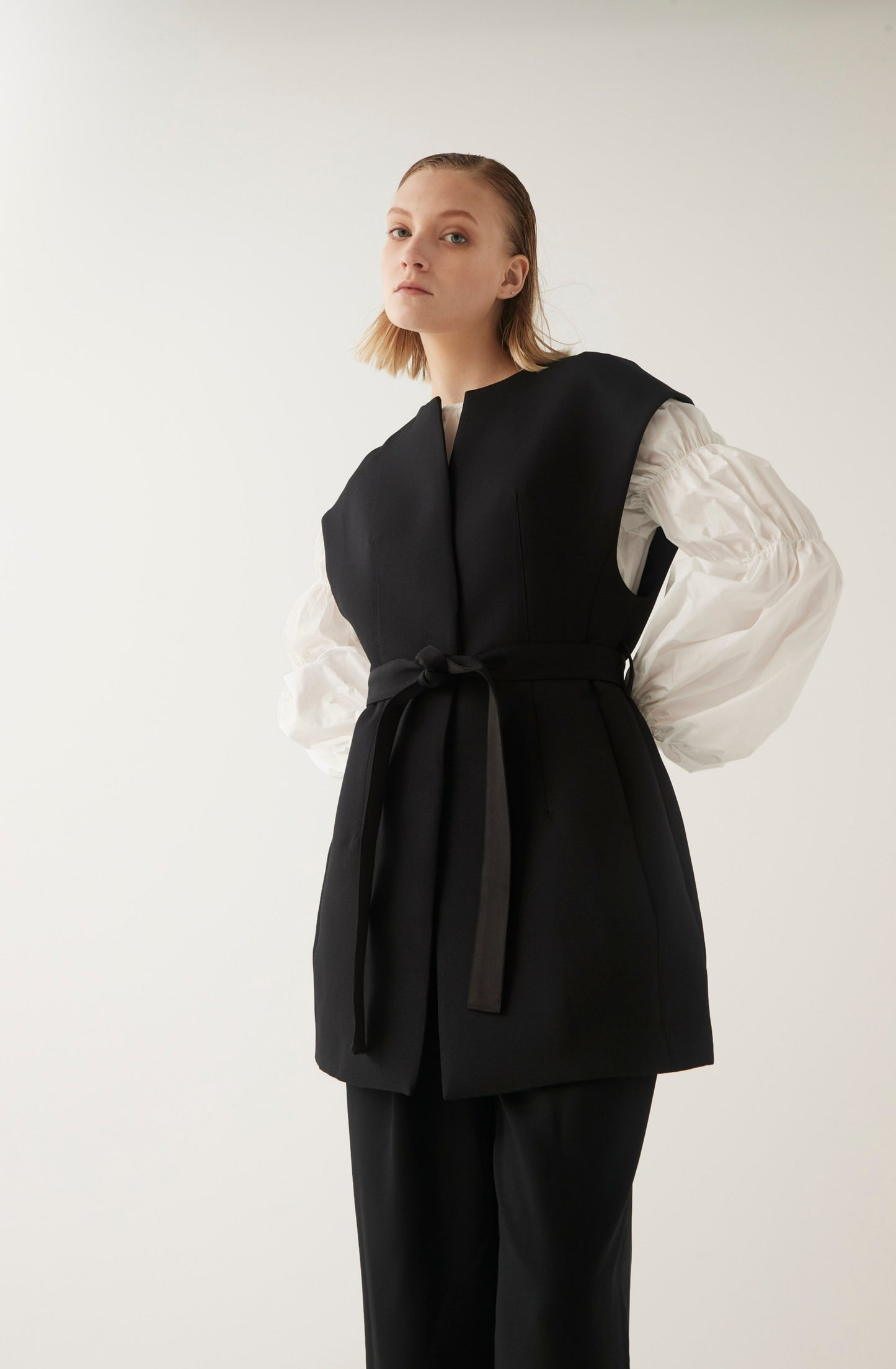 Raglan Tripleapuff Sleeve Blouse