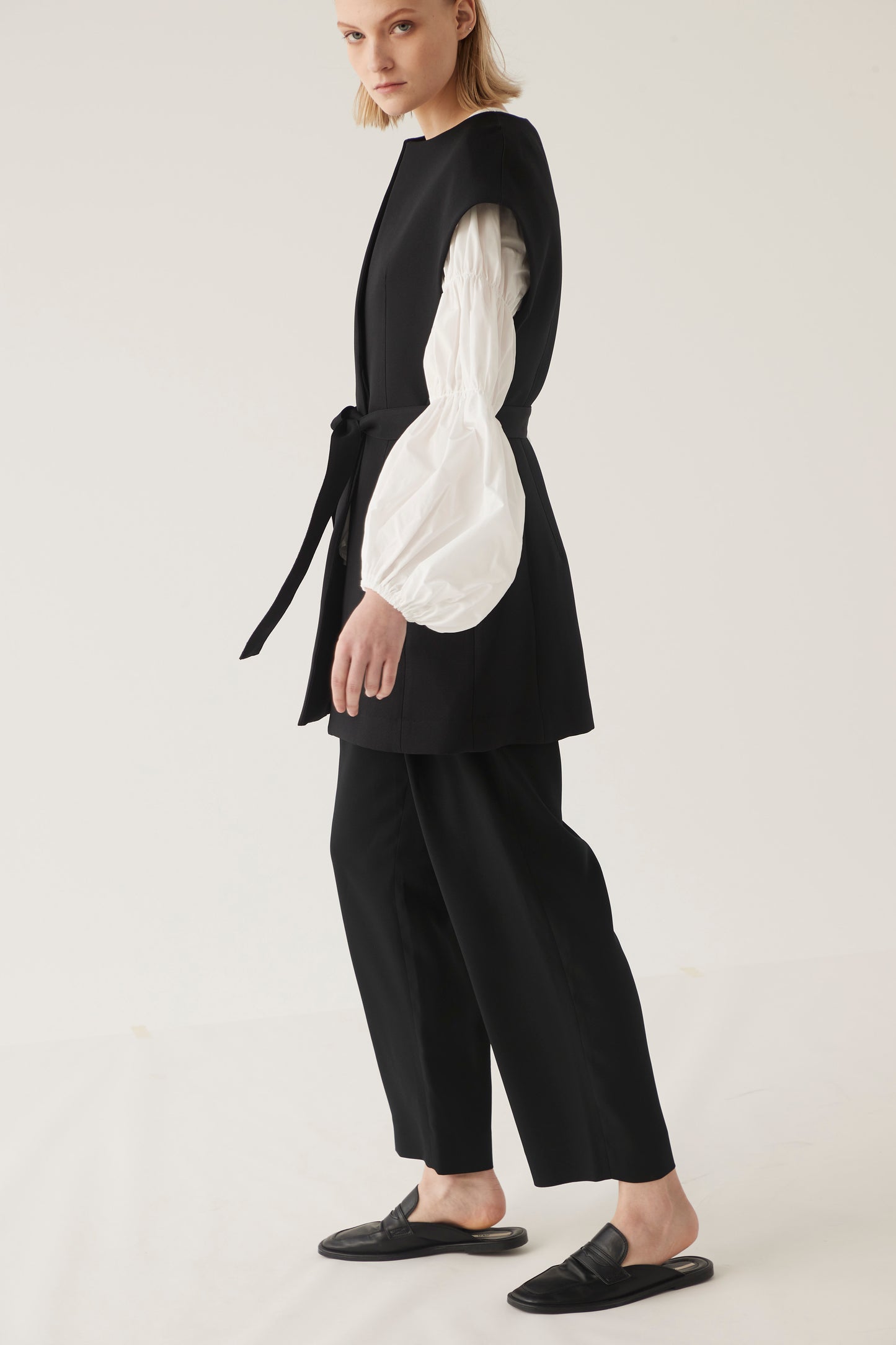 Raglan Tripleapuff Sleeve Blouse