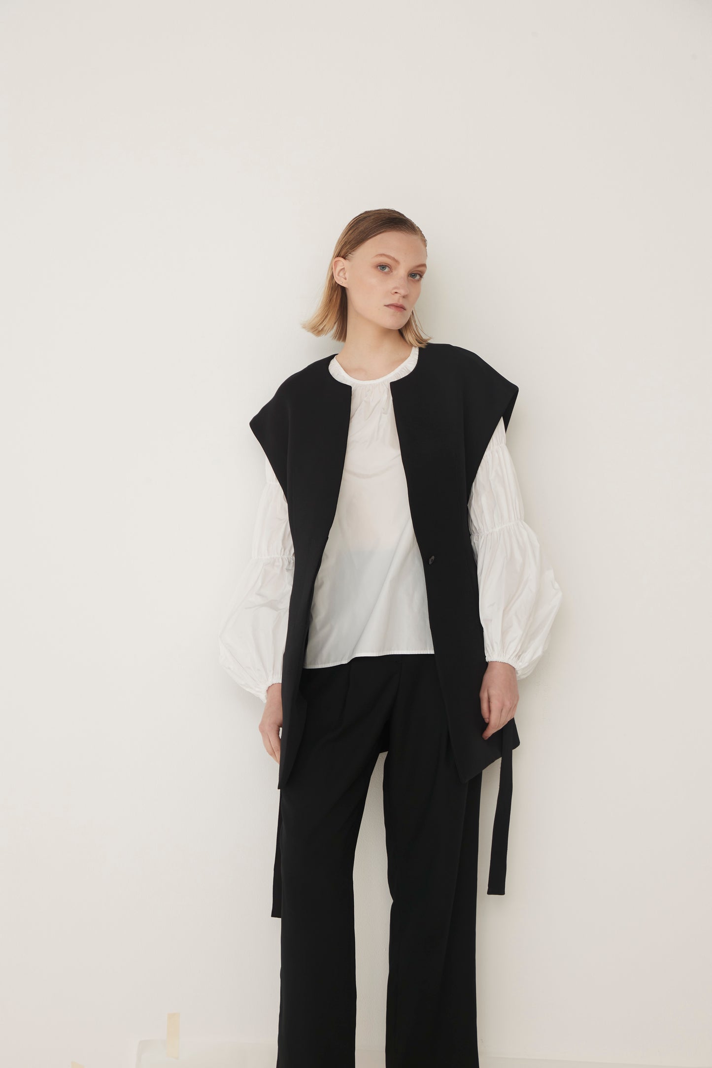 Raglan Tripleapuff Sleeve Blouse