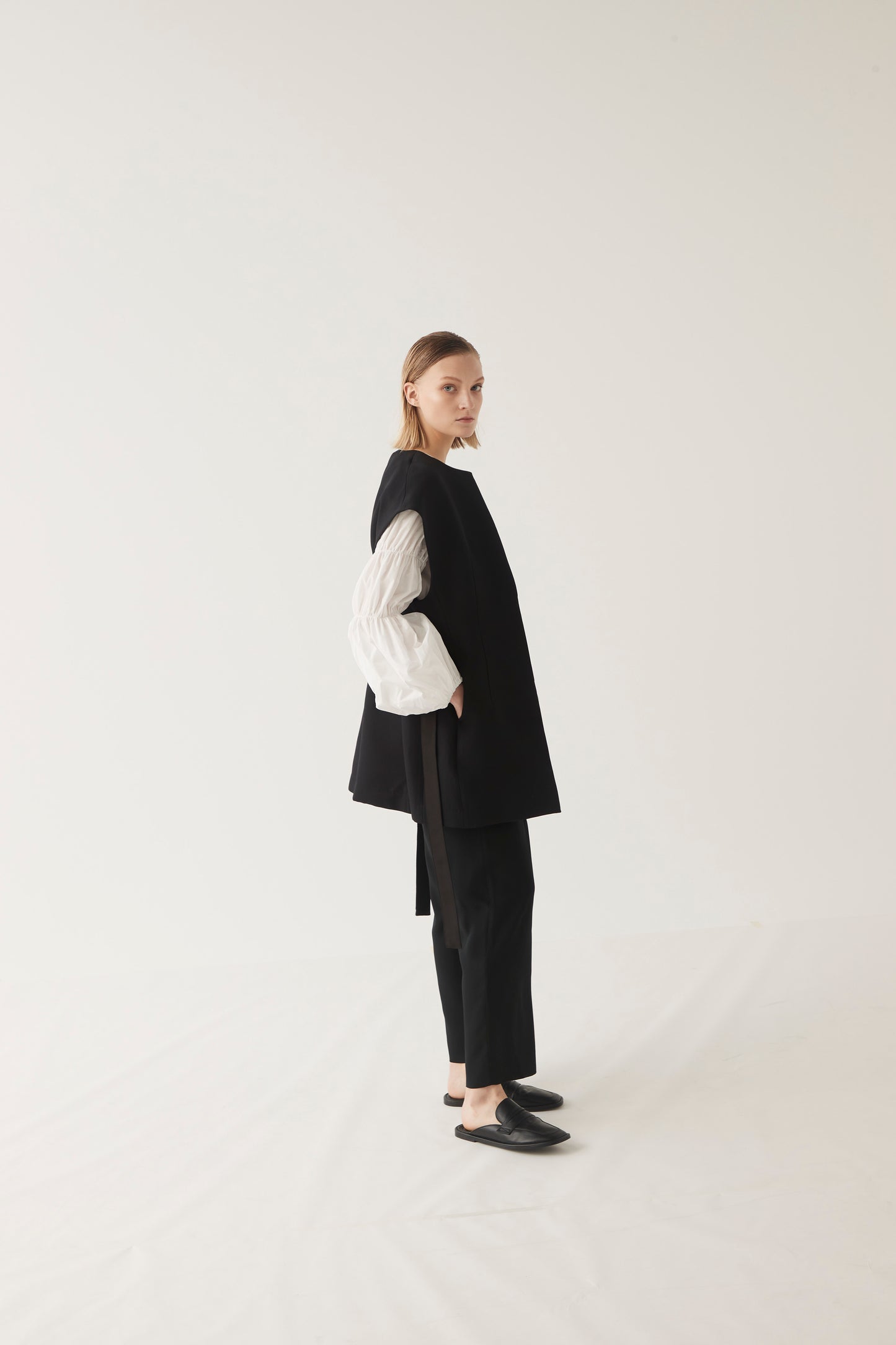 Raglan Tripleapuff Sleeve Blouse