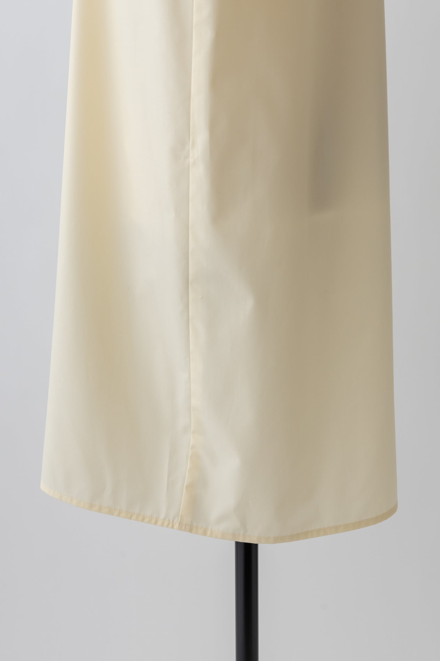 Stand Collar Frill Blouse-EGG YELLOW