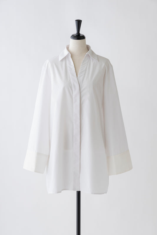 Cuff satin Shirt