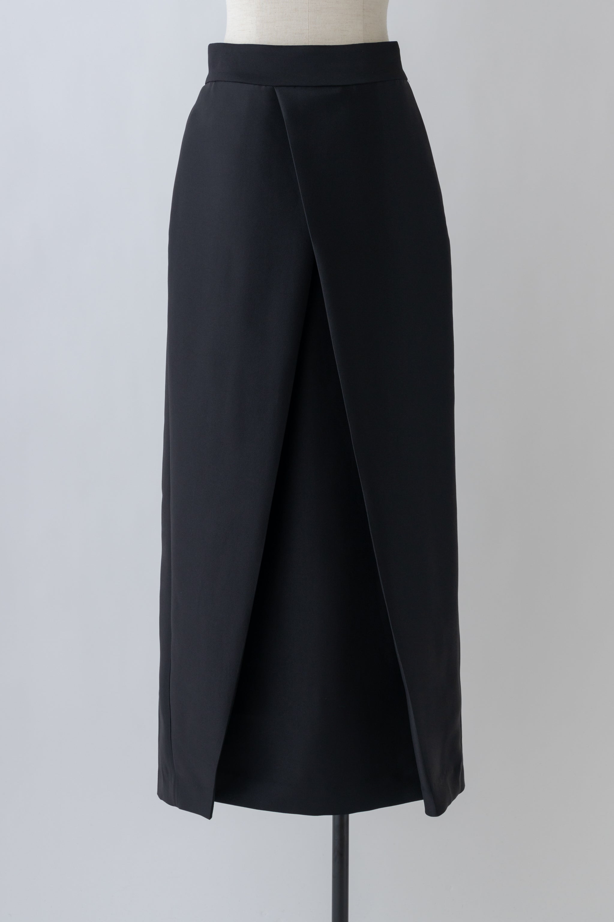 Silkey sheer Skirt-BLACK – SETENS