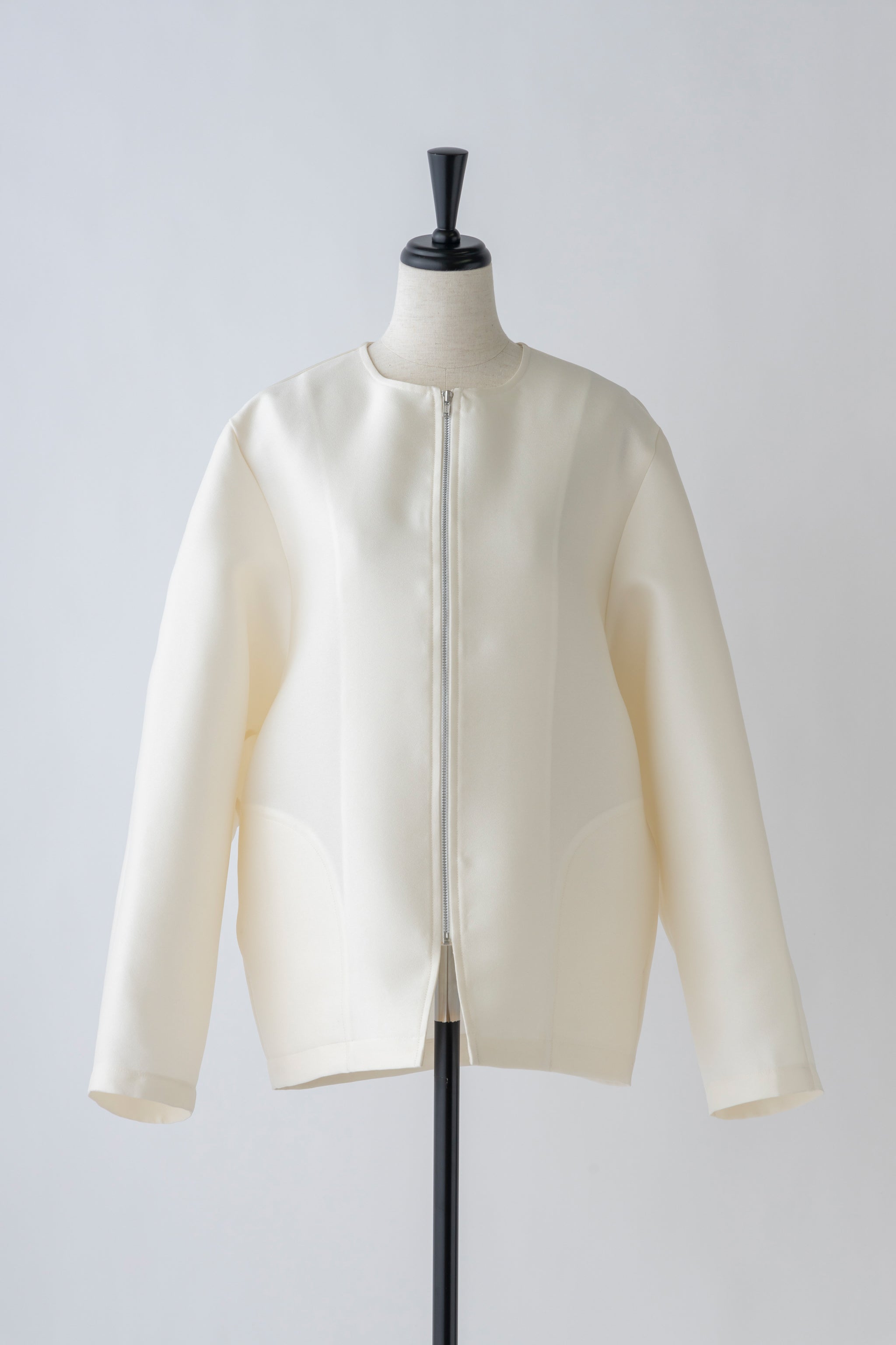 Silkey sheer Jacket-WHITE – SETENS