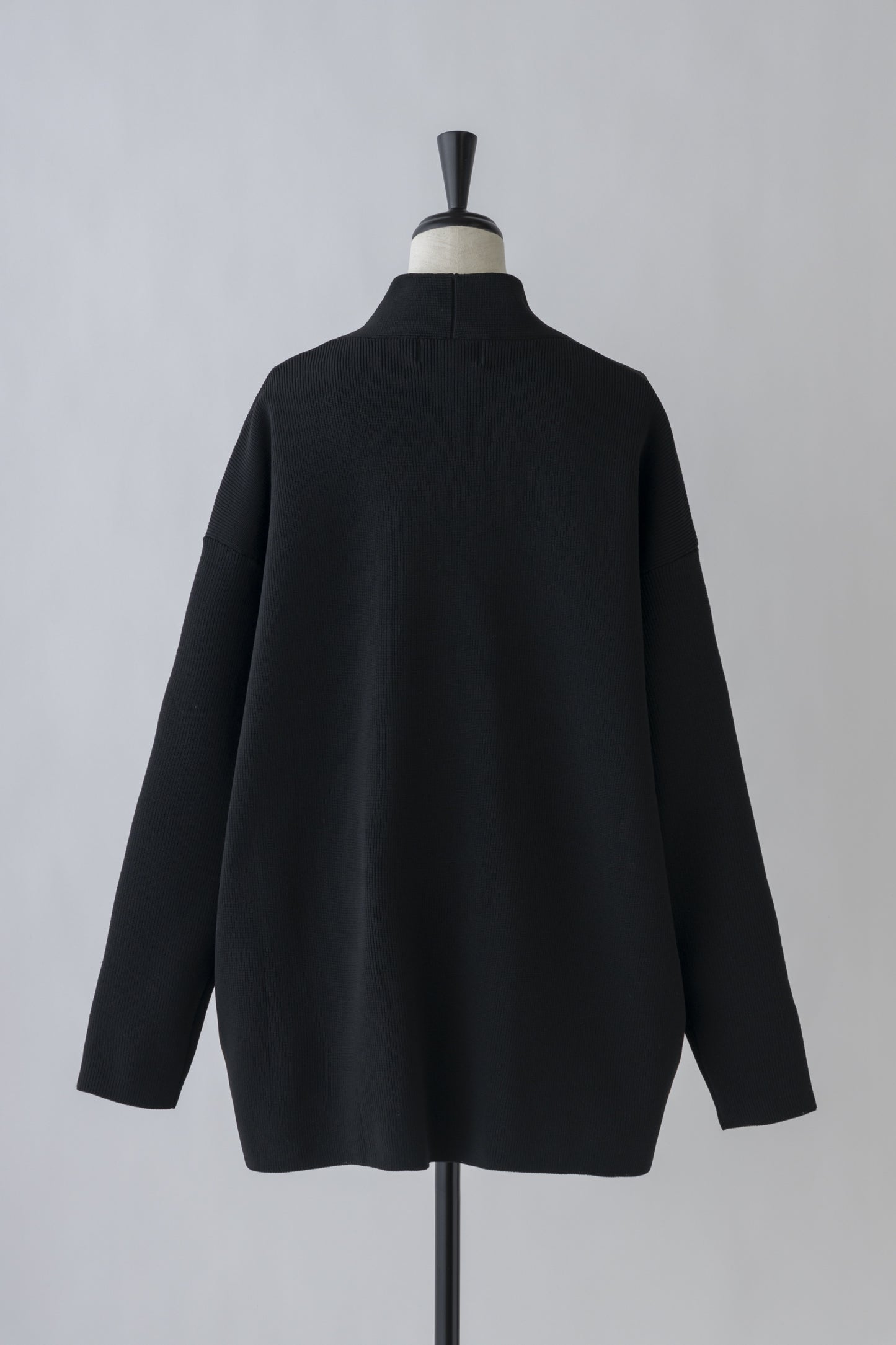 Elasticardigan Knit-BLACK