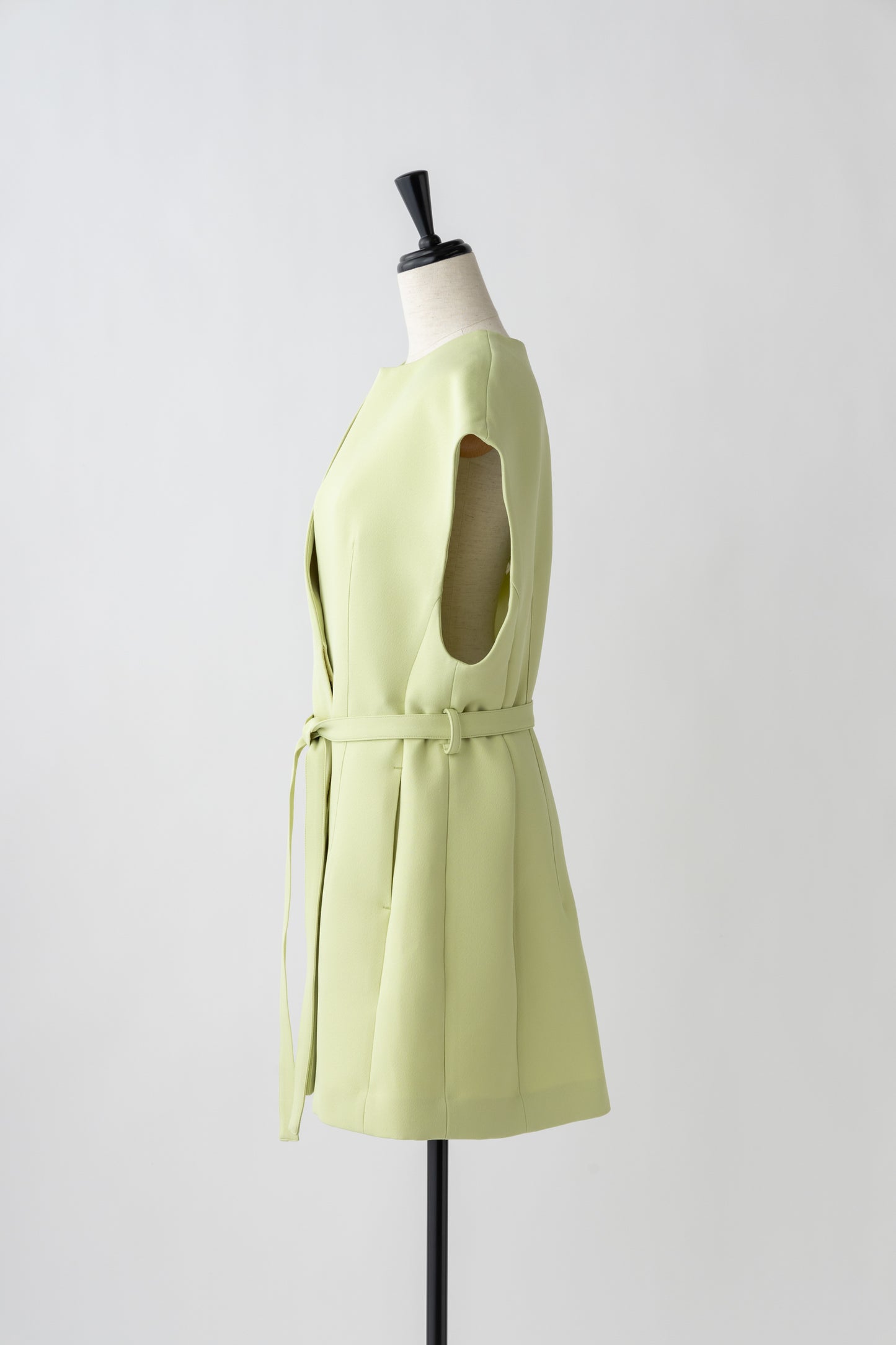 Sleeve less Jacket-LIGHT GREEN