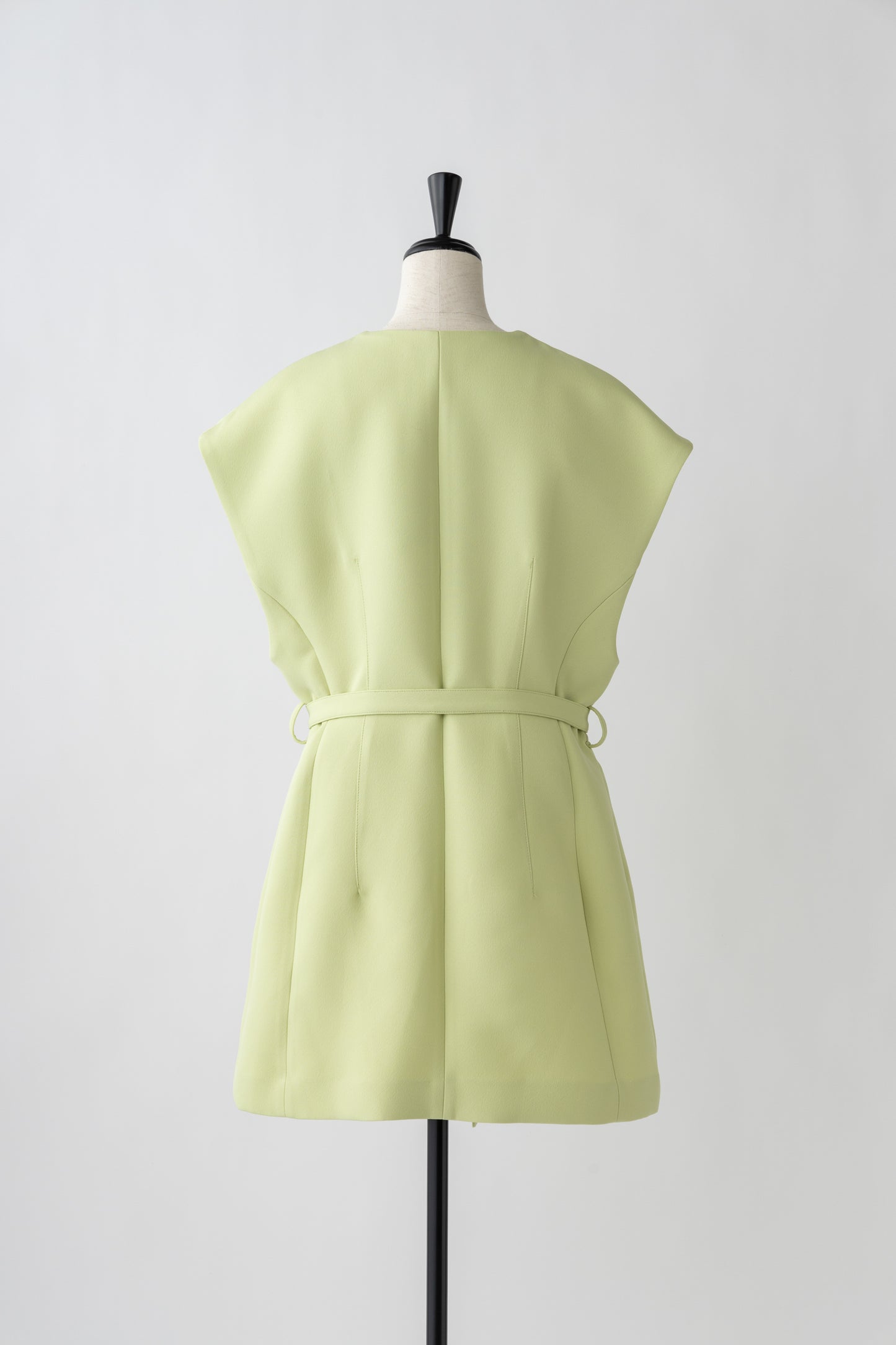 Sleeve less Jacket-LIGHT GREEN